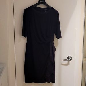 Dark purple classic dress